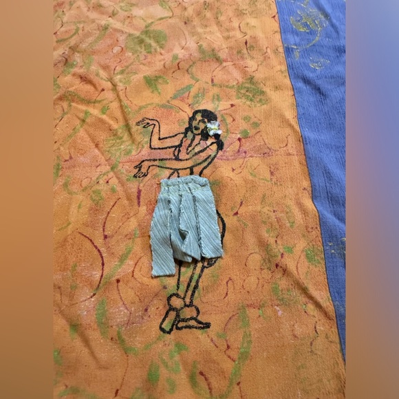 JG’s MAD LAB women’s Art To Wear Artsy Relaxed Blouse Sz M/L - Picture 2 of 7